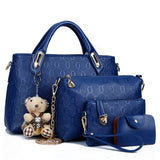 Blue Fashion Hand-held Bag