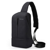 Male USB Charging Chest Bag
